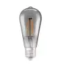 Ledvance Smart+ Wifi E27 Edison Classic Filament Smoky 6W 540lm - 825 Zeer Warm Wit | Dimbaar - Vervangt 50W